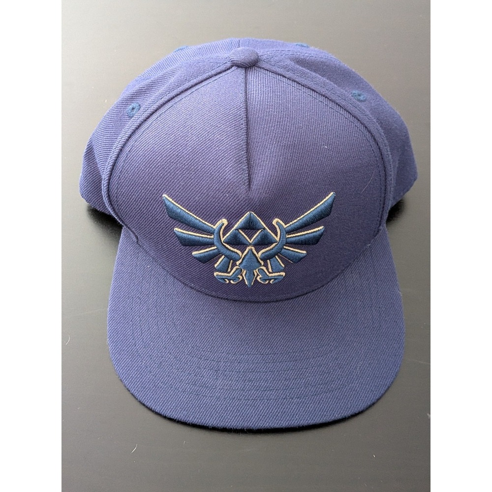 The Legend‎ Of Zelda Breath Of The Wild BOTW Snapback Hat Nintendo 2018 Blue